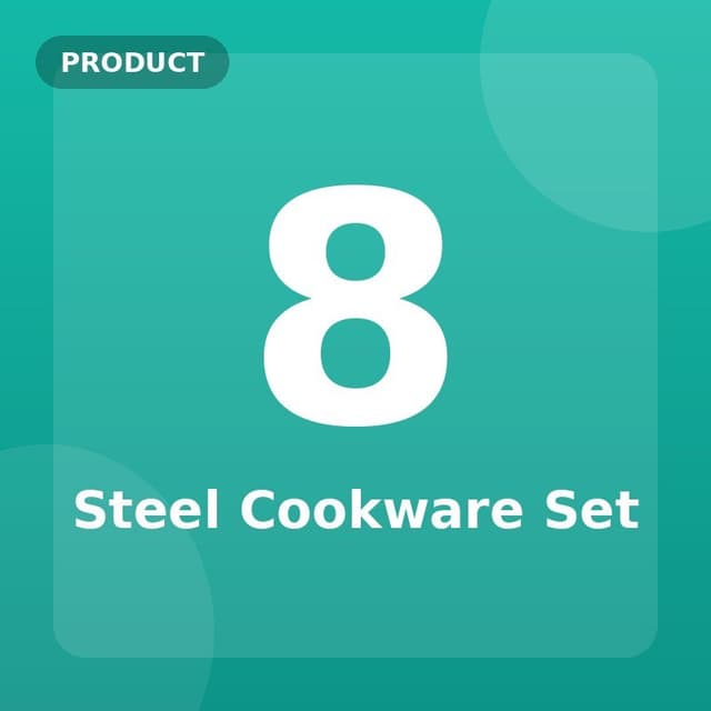 Steel Cookware Set - Default